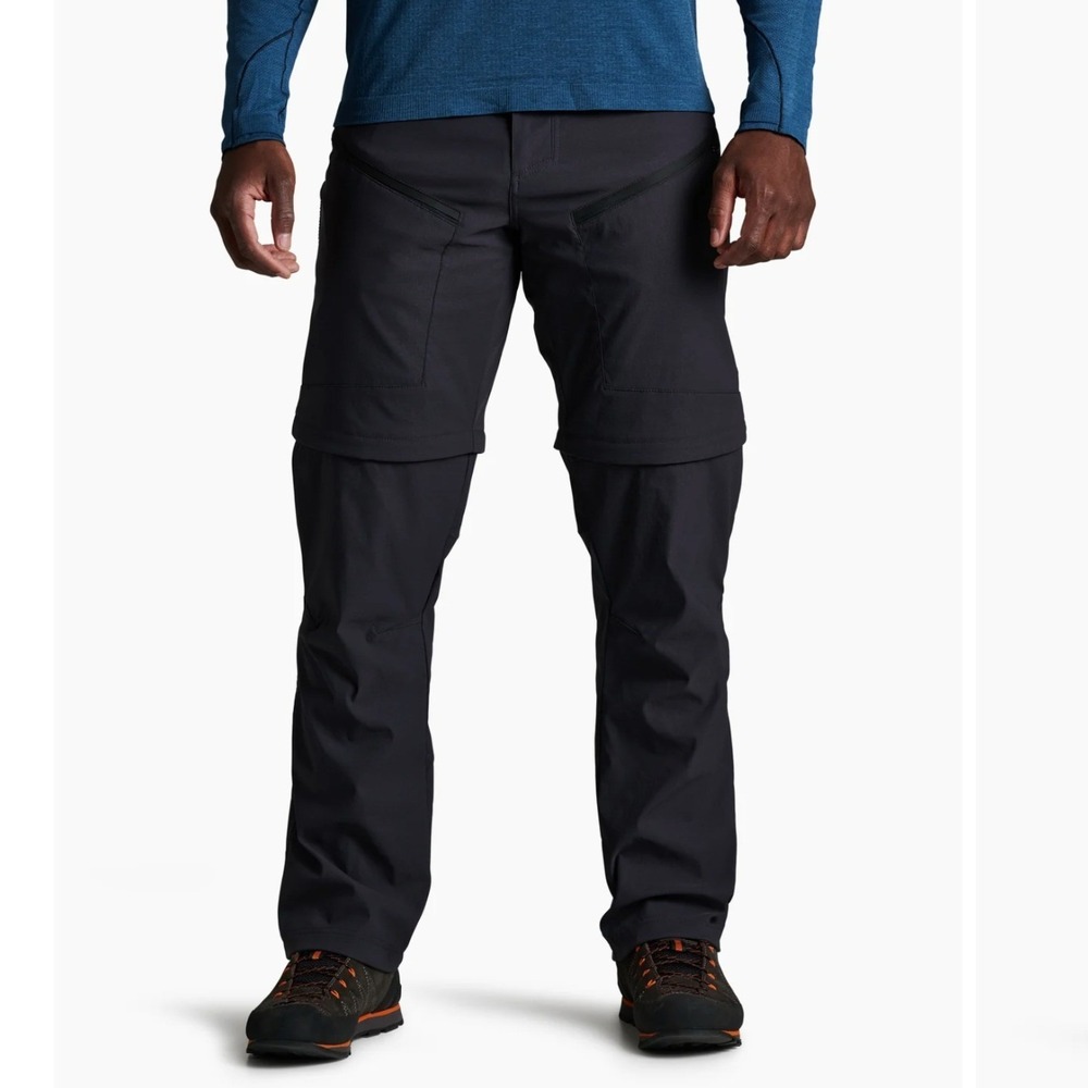 KUHL Renegade Convertible Pants in Koal Sz 38x32 Water Resistant Hiking Camping